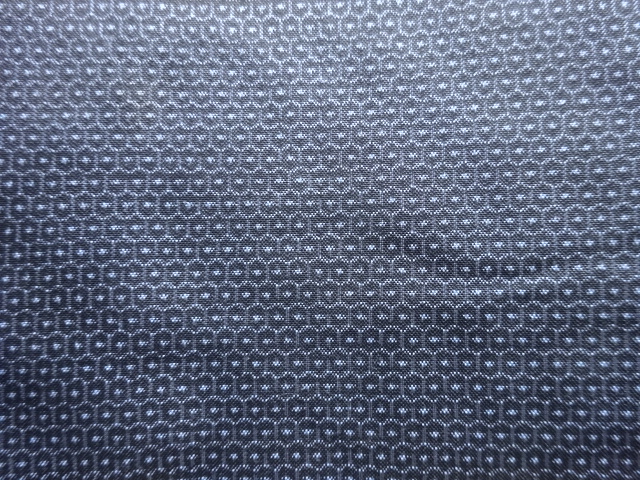 JAPANESE KIMONO / ANTIQUE ENSEMBLE MENS KIMONO / SILK / DORO OSHIMA TSUMUGI